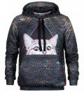 Printed hoodie Techno Cat