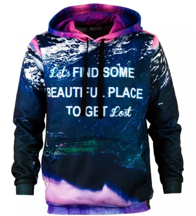 Printed hoodie Get Lost
