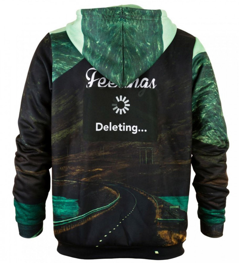 Printed hoodie Feelings Deleting
