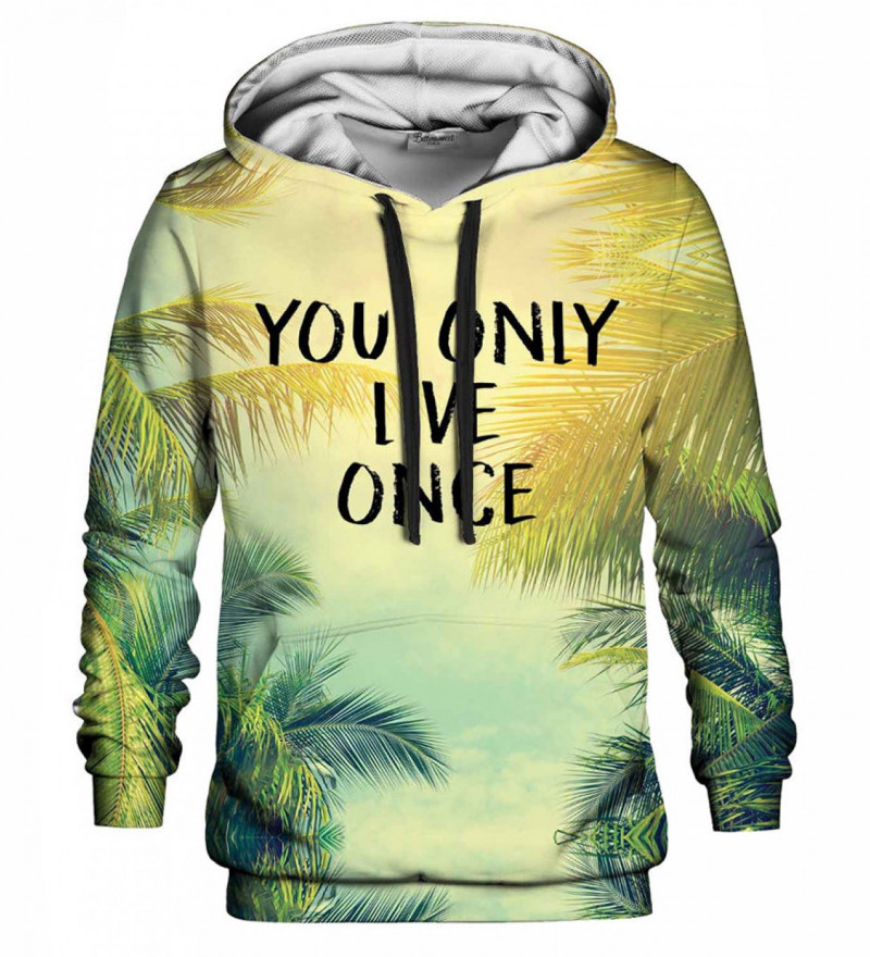 Printed hoodie Yolo
