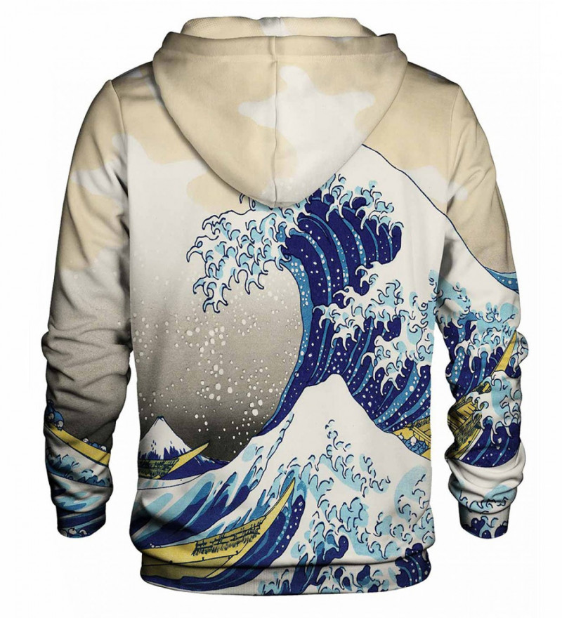 Printed hoodie Great Wave