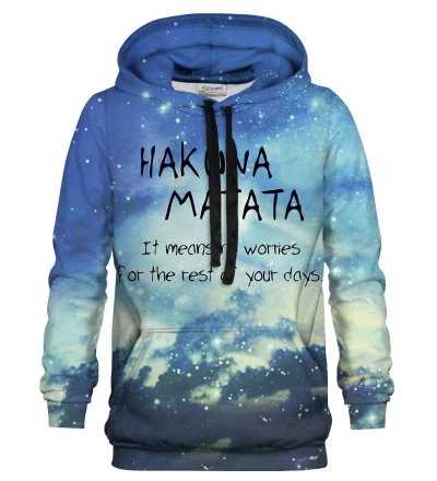Printed hoodie Hakuna Matata