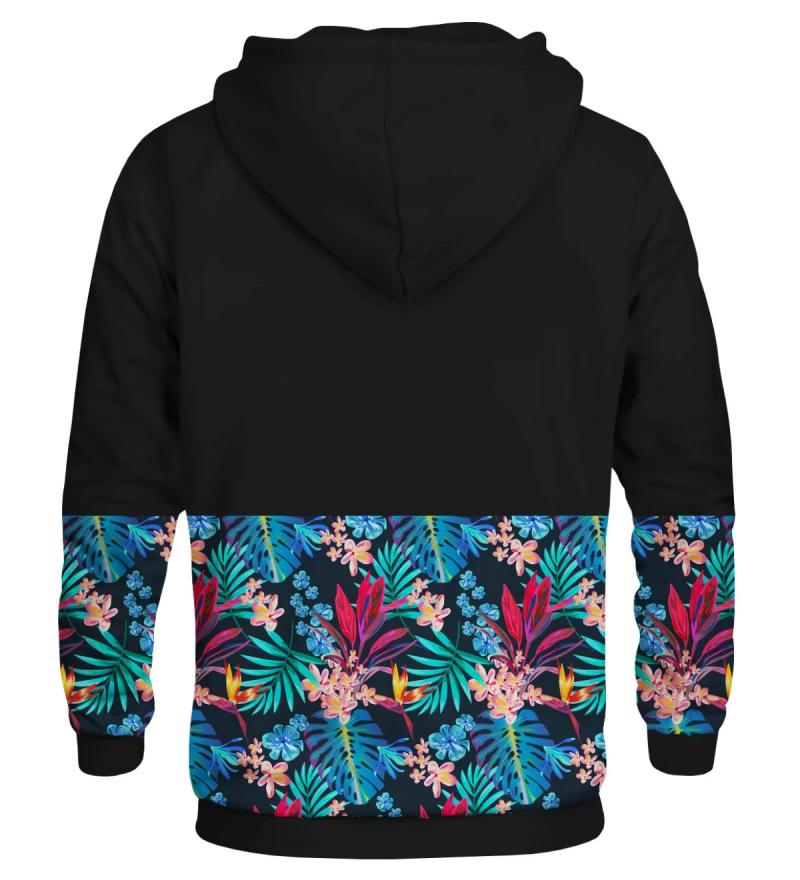 Printed hoodie Tropical Leaves