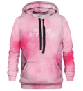 Bluza z kapturem Tie dye pink