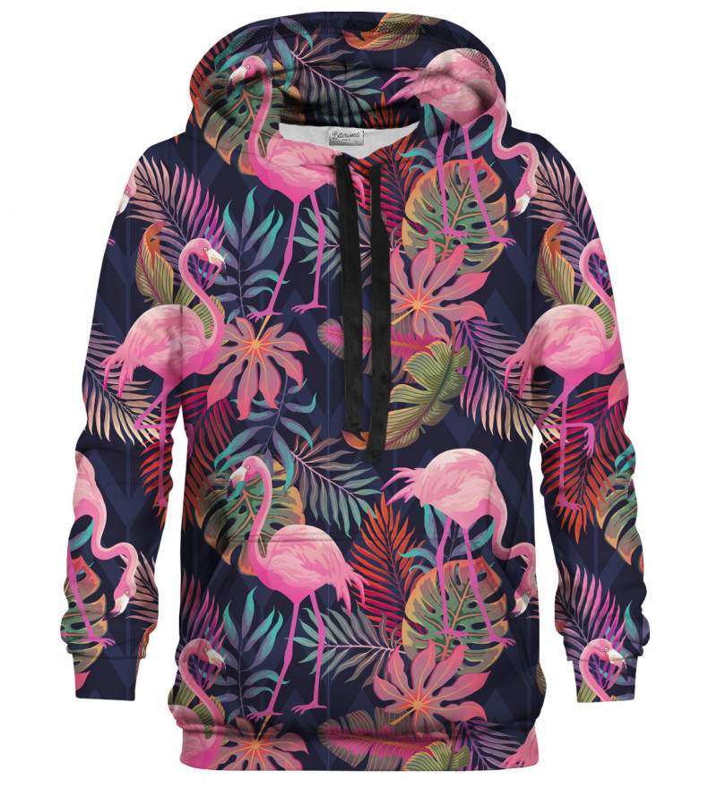 Printed hoodie Flamingos