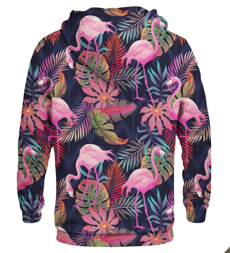 Printed hoodie Flamingos