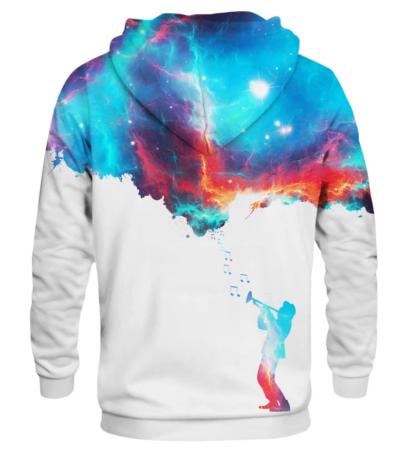 Printed hoodie Galaxy Music