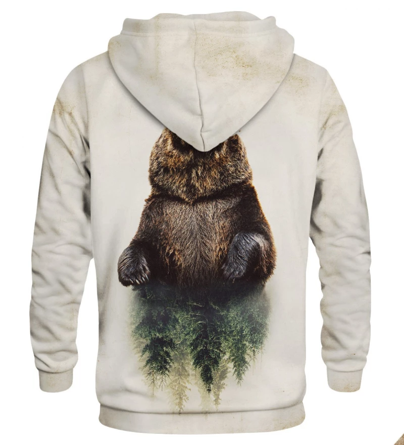 Printed hoodie Bear