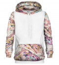 Marble cotton hoodie
