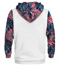 Abstract Flowers cotton hoodie