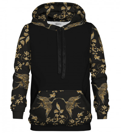 Golden bird cotton hoodie
