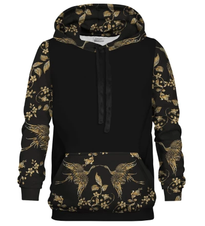 Golden bird cotton hoodie
