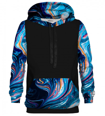 Blue Marble cotton hoodie