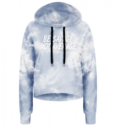 Crop hoodie Tie dye
