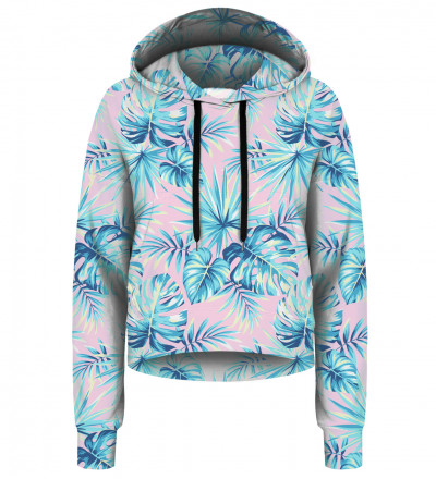 Crop hoodie Pink Jungle
