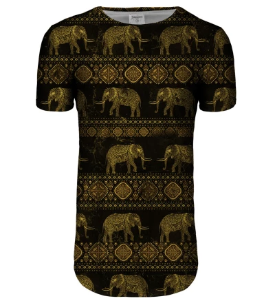 Przedłużany t-shirt Golden Elephants