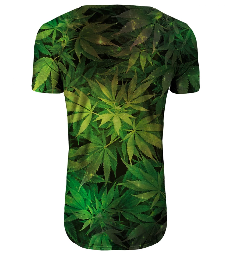 Przedłużany t-shirt Weed