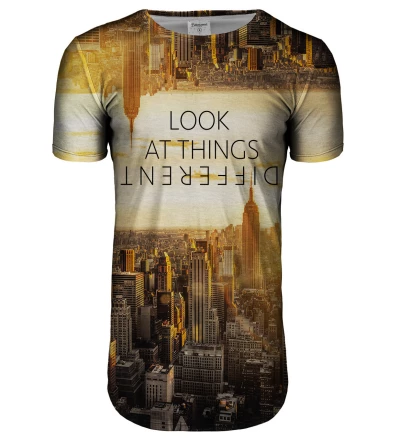 Perspective longline t-shirt