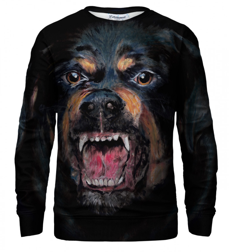 rottweiler printed sweatshirt