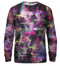 Total Glitch bluse med tryk