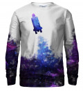 Spaceship bluse med tryk