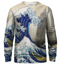 Great Wave bluse med tryk