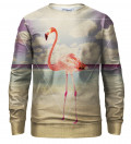 Flamingo bluse med tryk