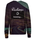 Feelings Deleting womens sweatshirt
