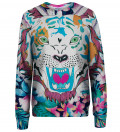 Flower Tiger womens sweatshirt