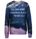 Get Lost womens sweatshirt