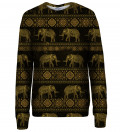 Golden Elephants womens sweatshirt
