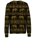 Sweatshirt femme Golden Elephants