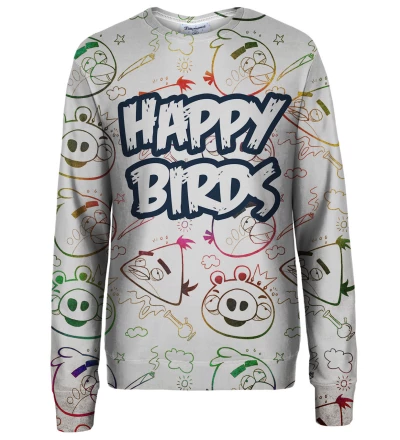 Happy Birds womens sweatshirt