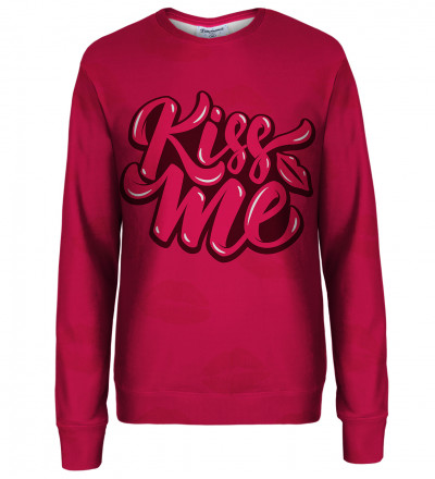 Kiss Me womens sweatshirt