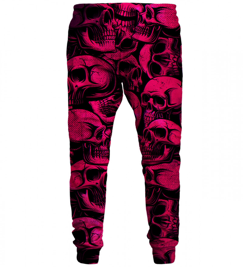 sweatpants with skulls