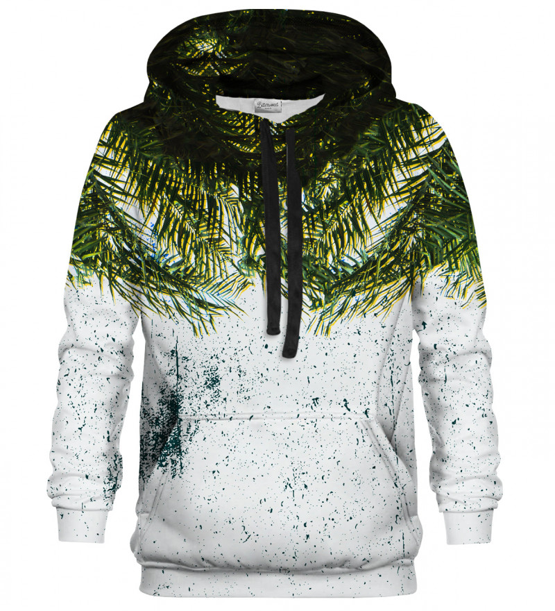 Printed Hoodie - Palm Leaves - Bittersweet Paris