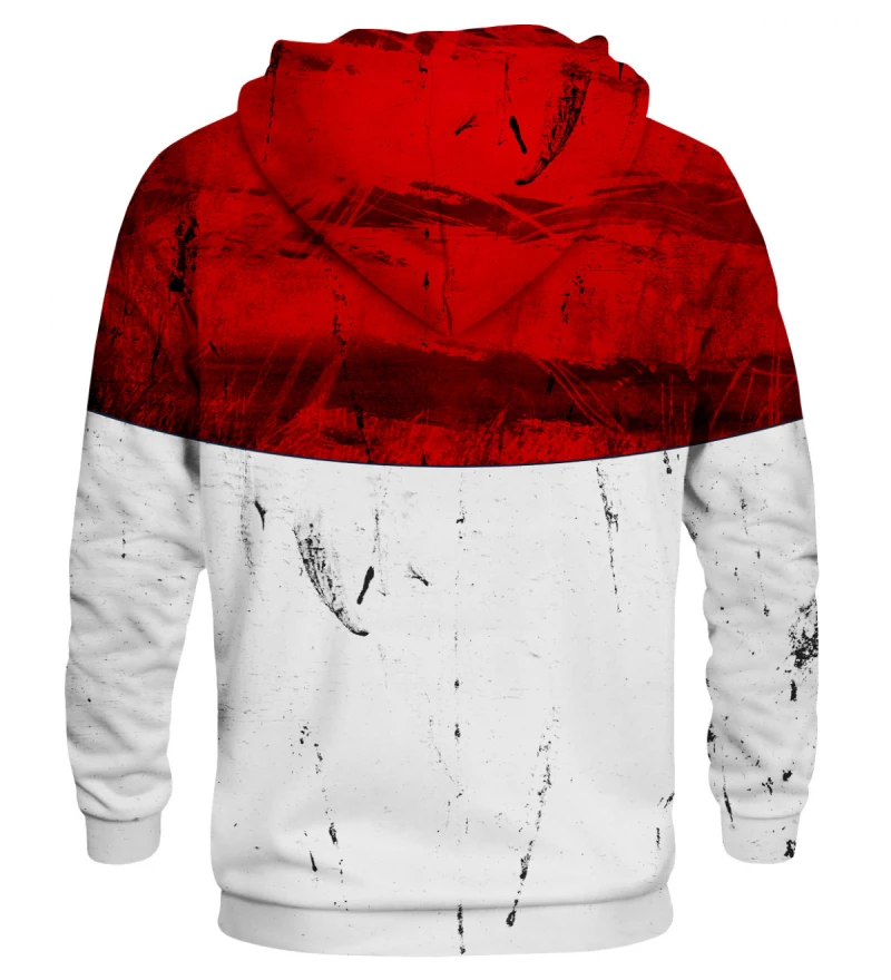 Red and White hoodie