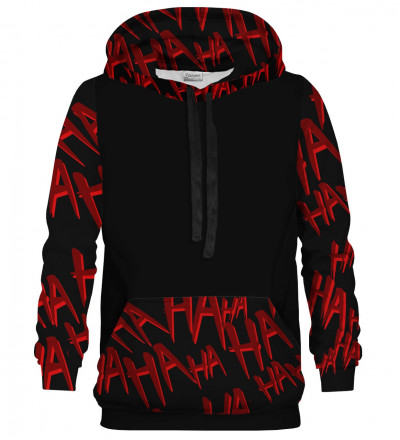Hahaha cotton hoodie