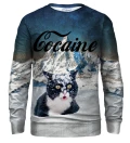 Cocaine Cat bluse med tryk