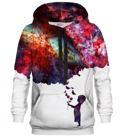 Her own Galaxy hoodie