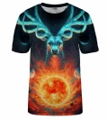 T-shirt Celestial Fire, Autor wzoru Jonas Jödicke - Jojoes Art