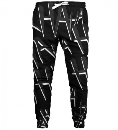 Just Hahaha All Black sweatpants