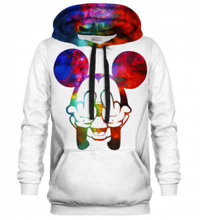 White Rebel Gradient hoodie