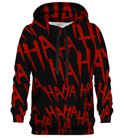 Just Hahah Red Black hoodie