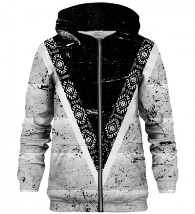 Aztec Pattern zip up hoodie