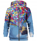 Balloons zip up hoodie