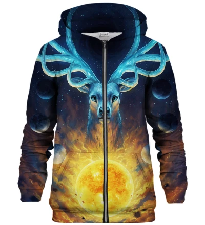 Celestial zip up hoodie