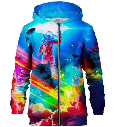 Colorful Nebula zip up hoodie