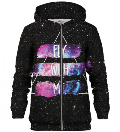 Fly with Me zip up hoodie