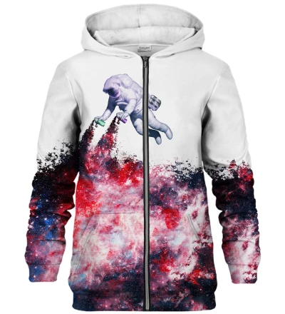 Galaxy Art zip up hoodie